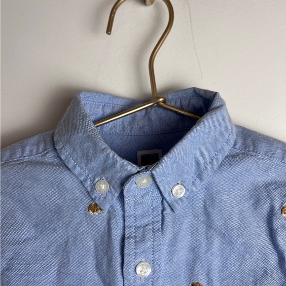 Janie and Jack Embroidered Bulldog Buttondown 18-24 months - Picture 6 of 9